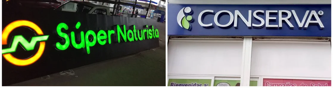 Letras 3d en Tabasco Acrilico