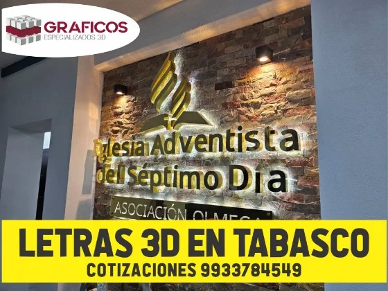 Anuncio Luminoso 3d en Tabasco con luz led Anuncio Luminoso 3d en Tabasco con luz led